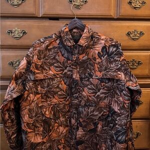 BEAMS PLUS Camouflage Jacquaro Adventure Shirt Jacket size L